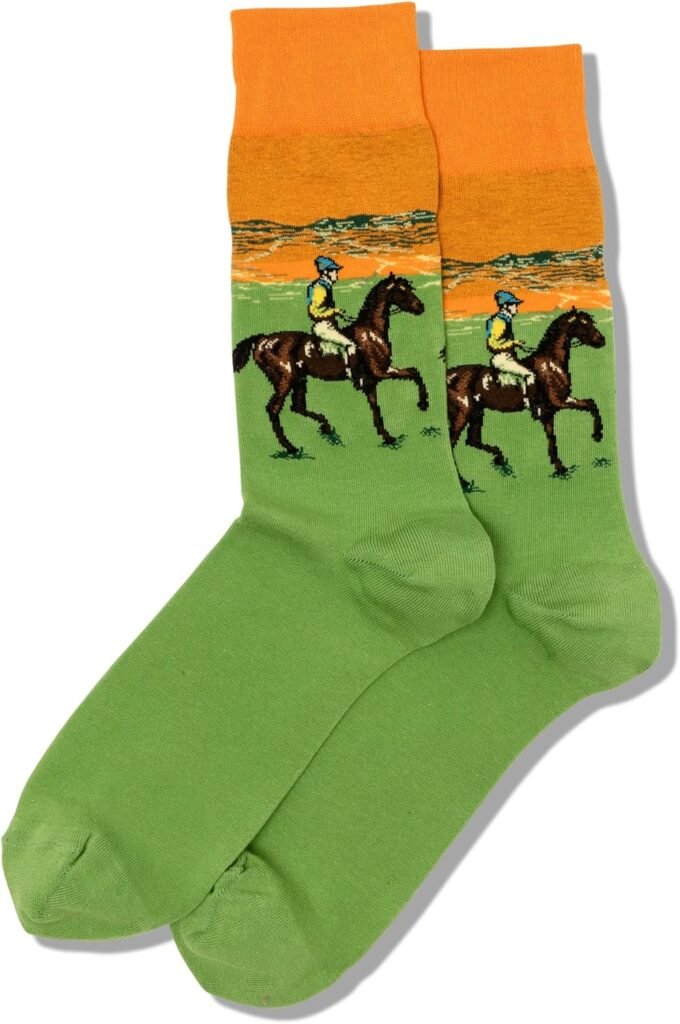 Hot Sox Mens Fun Famous Paintings Crew Socks-1 Pair Pack-Cool  Artistic Gifts