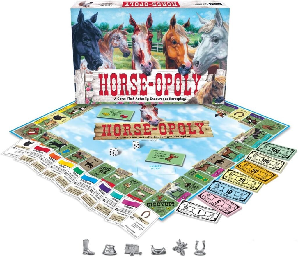 Late for the Sky Horse-Opoly Board Game by Late For The Sky