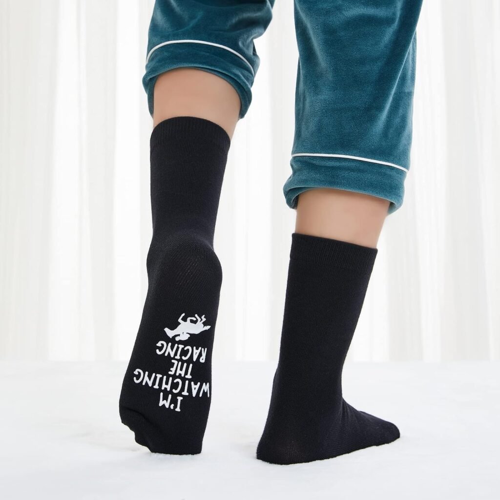 Udobuy Personalised Cotton Horse Racing Socks, Novelty Gift Idea, Custom Designed, Fathers Day,Birthday,Stocking Gift